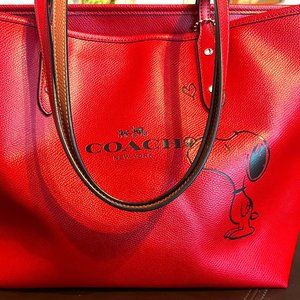 Limited Edition Snoopy Coach Tote